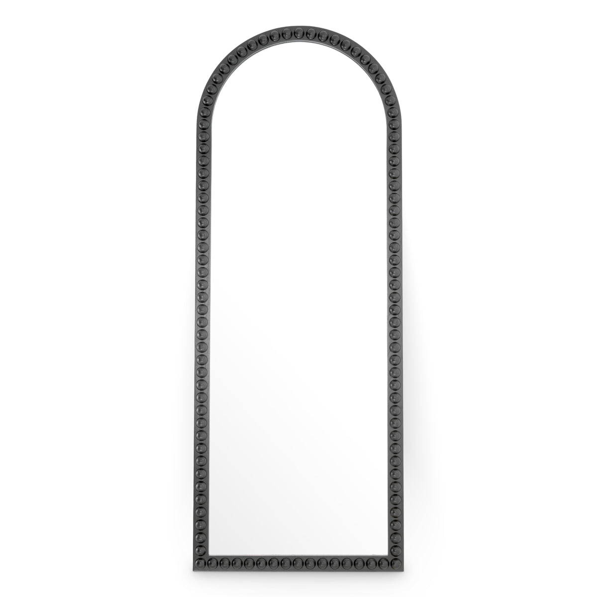 Half-Rounded Black Mirror L Kenton | Eichholtz Miami