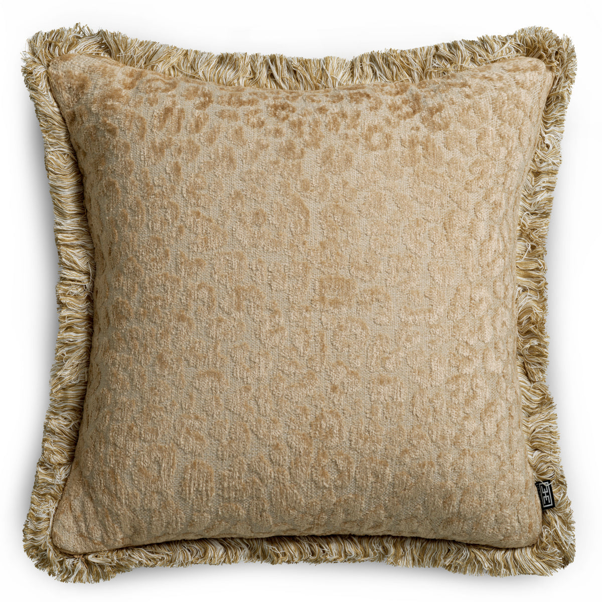 Jacquard Sand Cushion Serlina | Eichholtz Miami