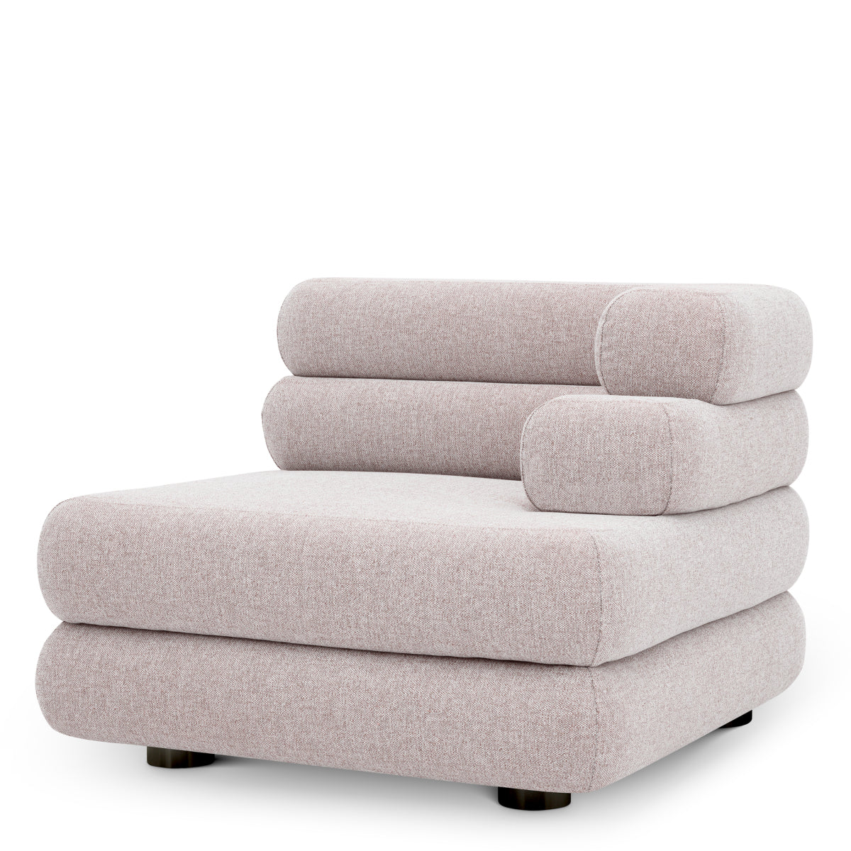 Light Gray Outdoor Modular Sofa Malaga