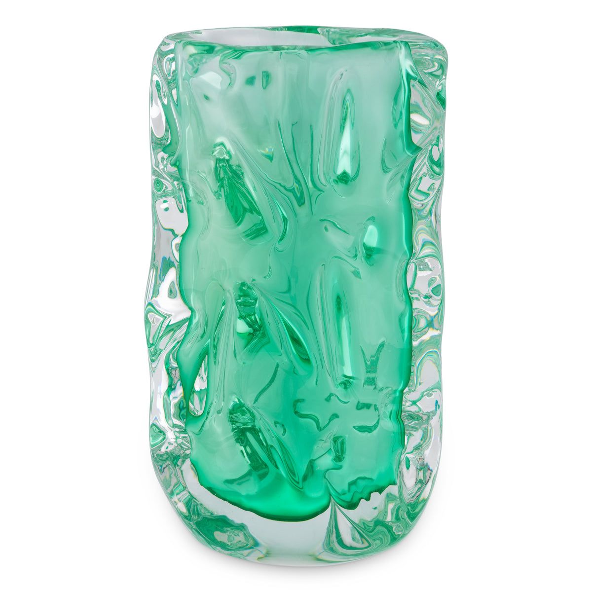 Green Hand-blown Glass Vase Avoir | Eichholtz Miami