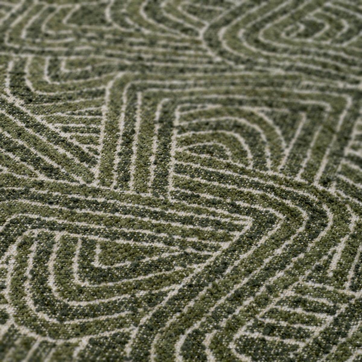 Green Geometric Pattern Cushion Camari | Eichholtz Miami