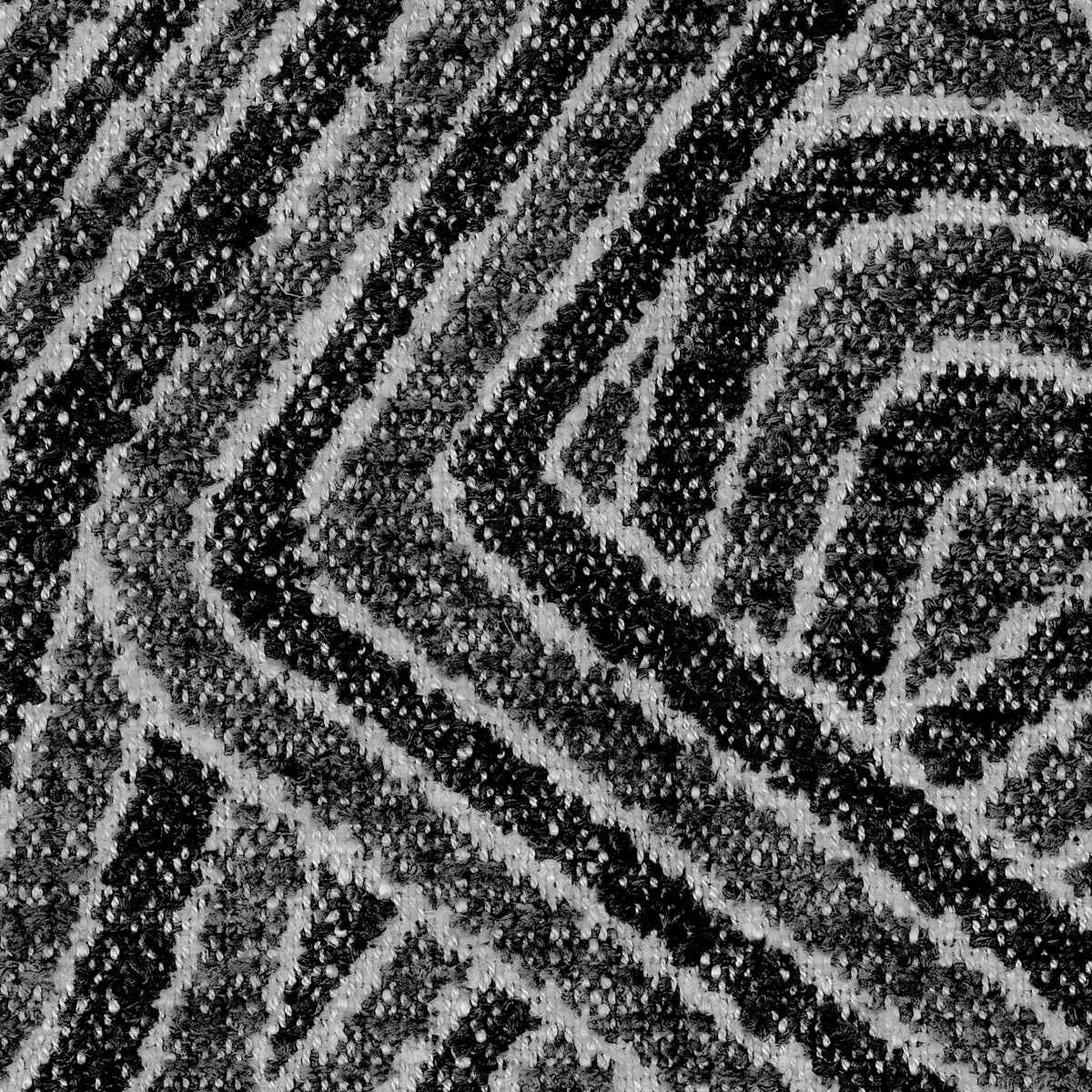 Black Geometric Pattern Cushion Camari | Eichholtz Miami