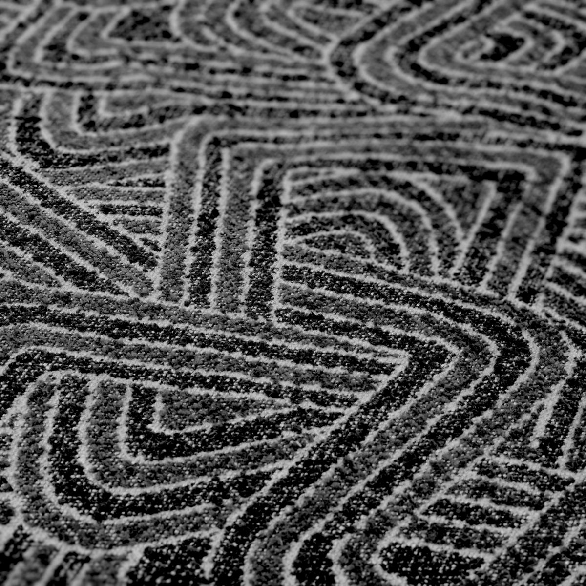 Black Geometric Pattern Cushion Camari | Eichholtz Miami