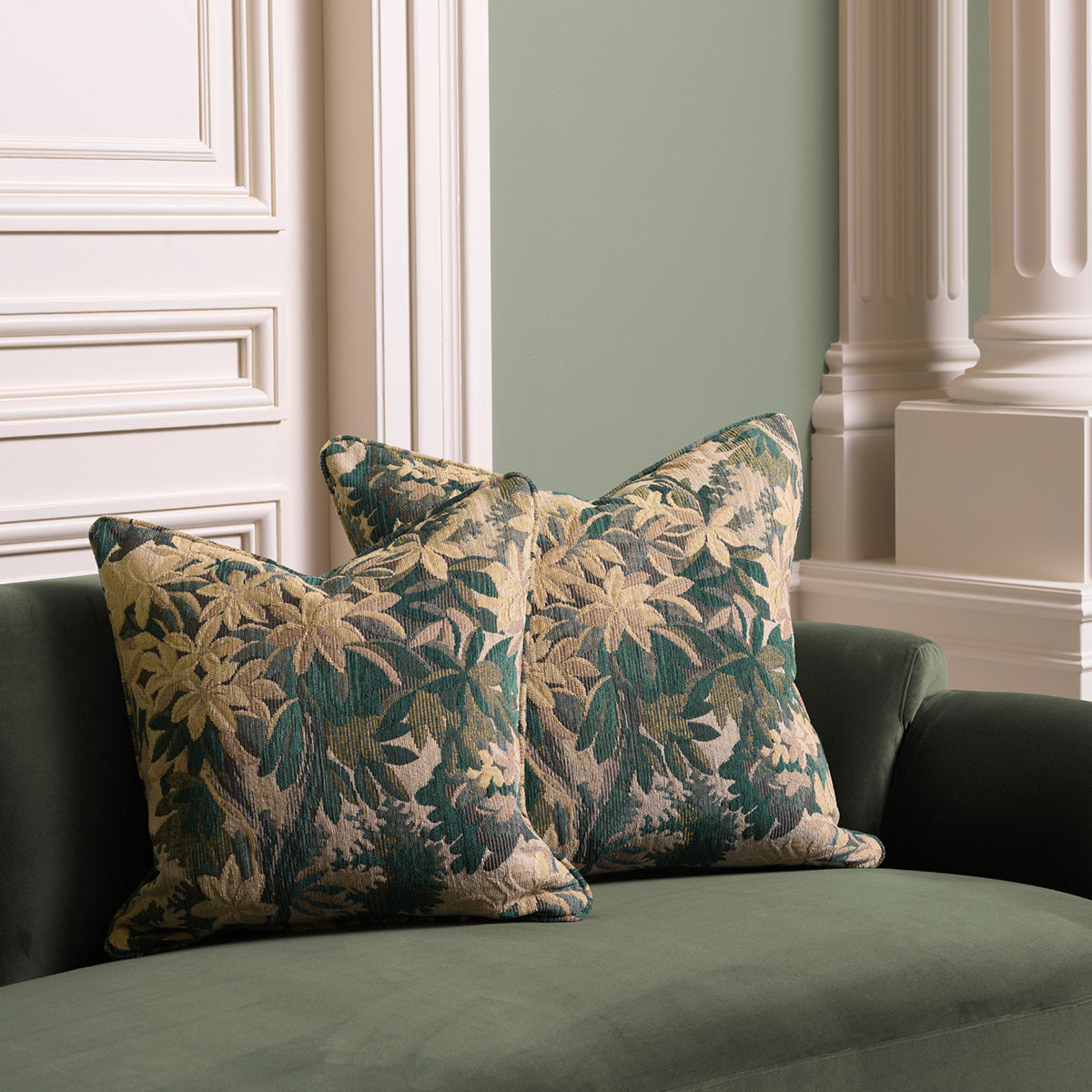 Square Green Cushion Marston | Eichholtz Miami