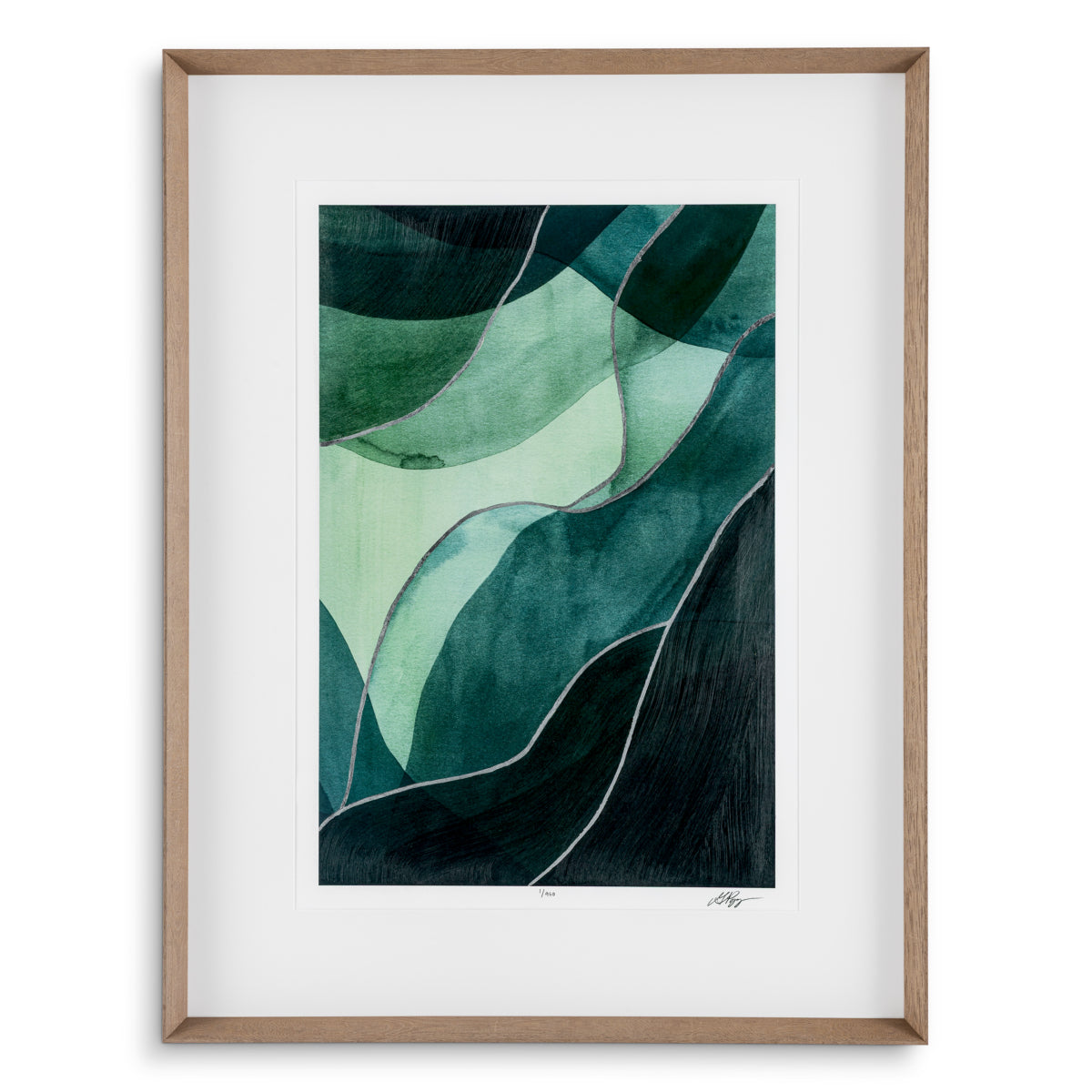 Swirl Patterned Prints (2) Tide Source by Grace Popp | Eichholtz Miami