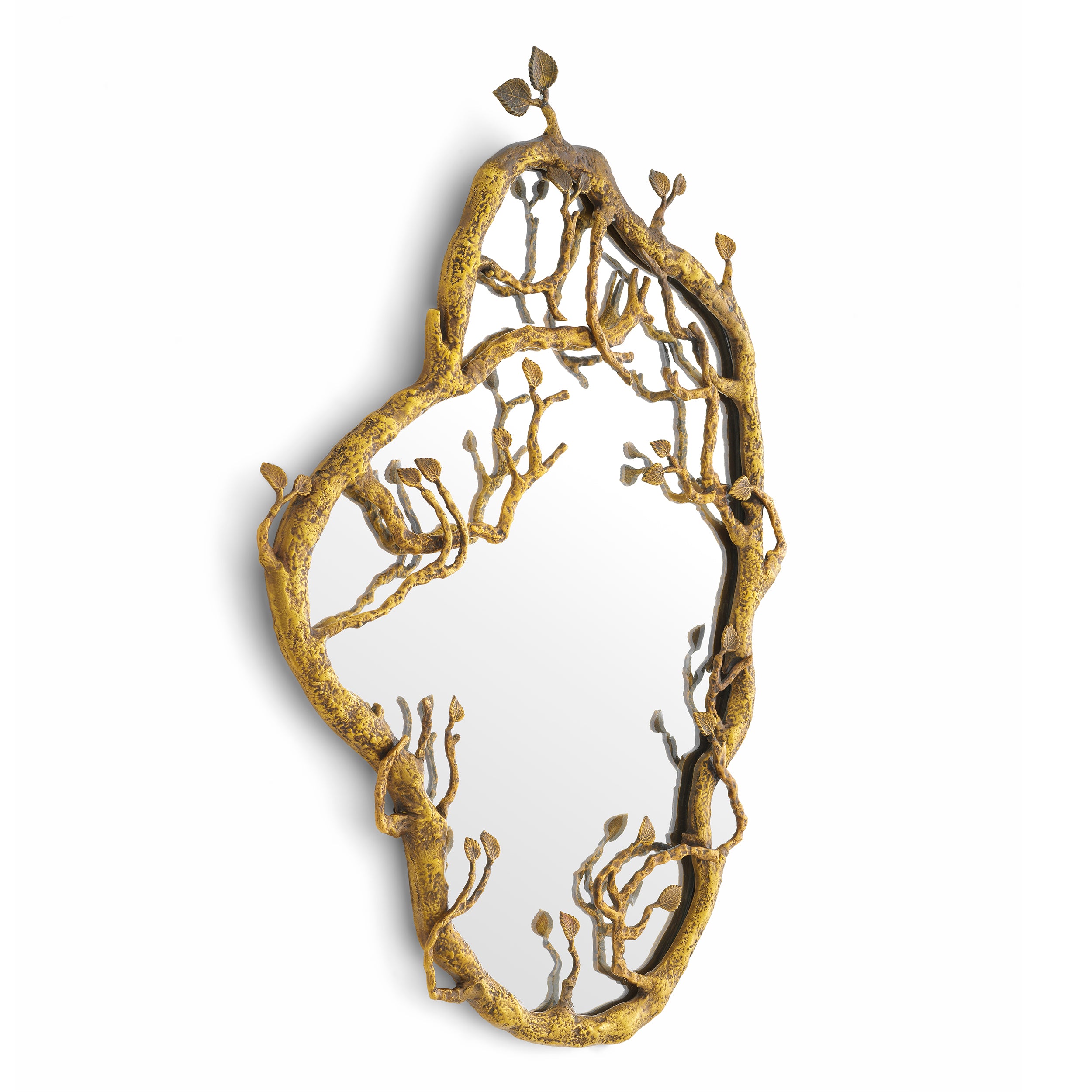 Brass Framed Wall Mirror Fiora | Eichholtz Miami