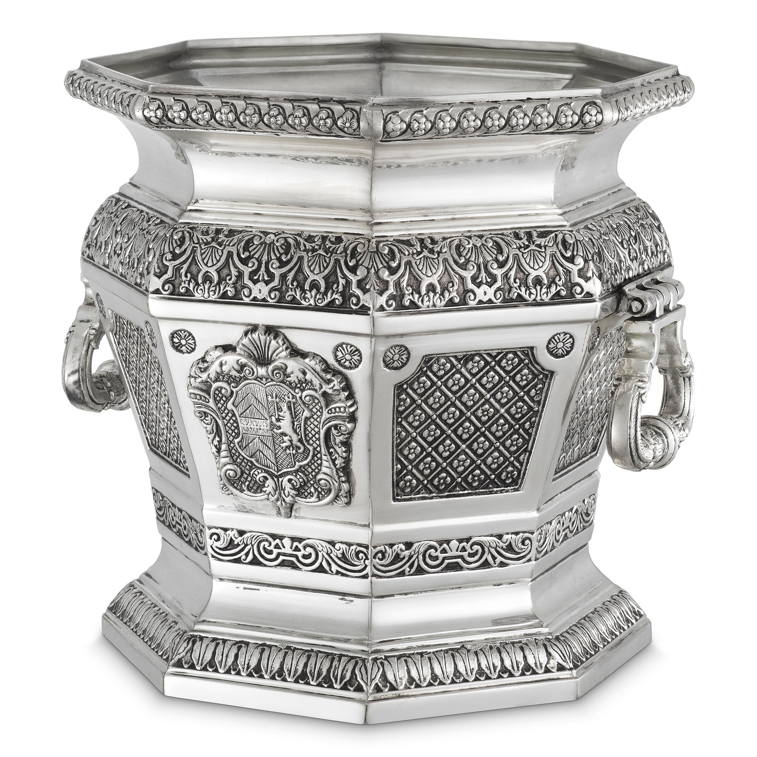 Silver Wine Cooler Object Walpole | The Met x Eichholtz Miami
