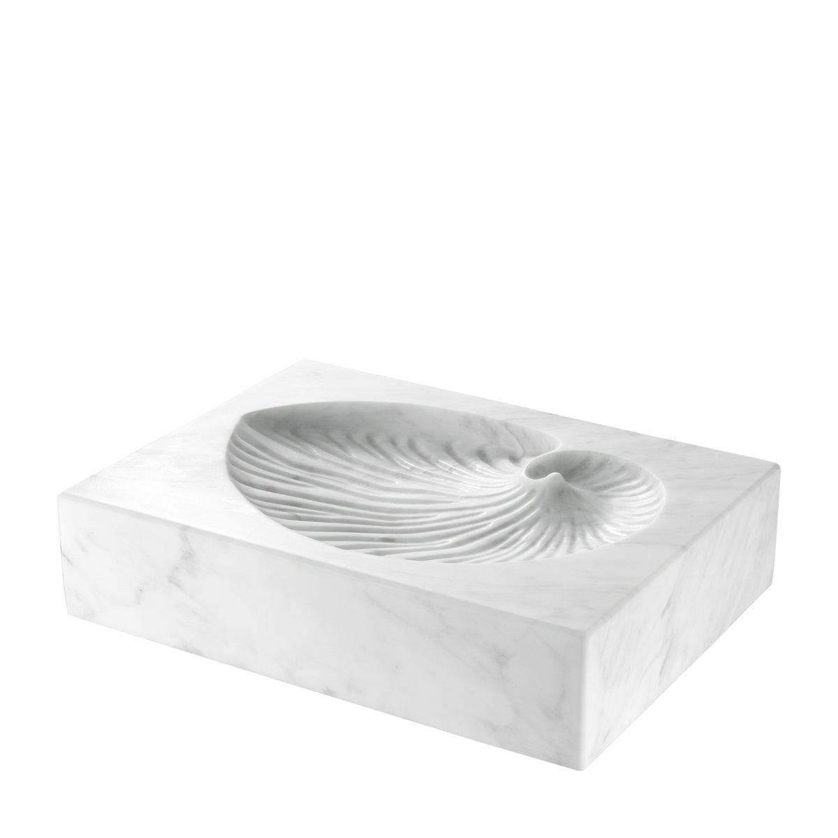 White Marble Object Conchiglia | Eichholtz Miami