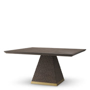 Dark Oak Dining Table Rexton | Eichholtz Miami