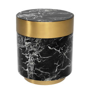 Black Marble Side Table Caron | Eichholtz Miami