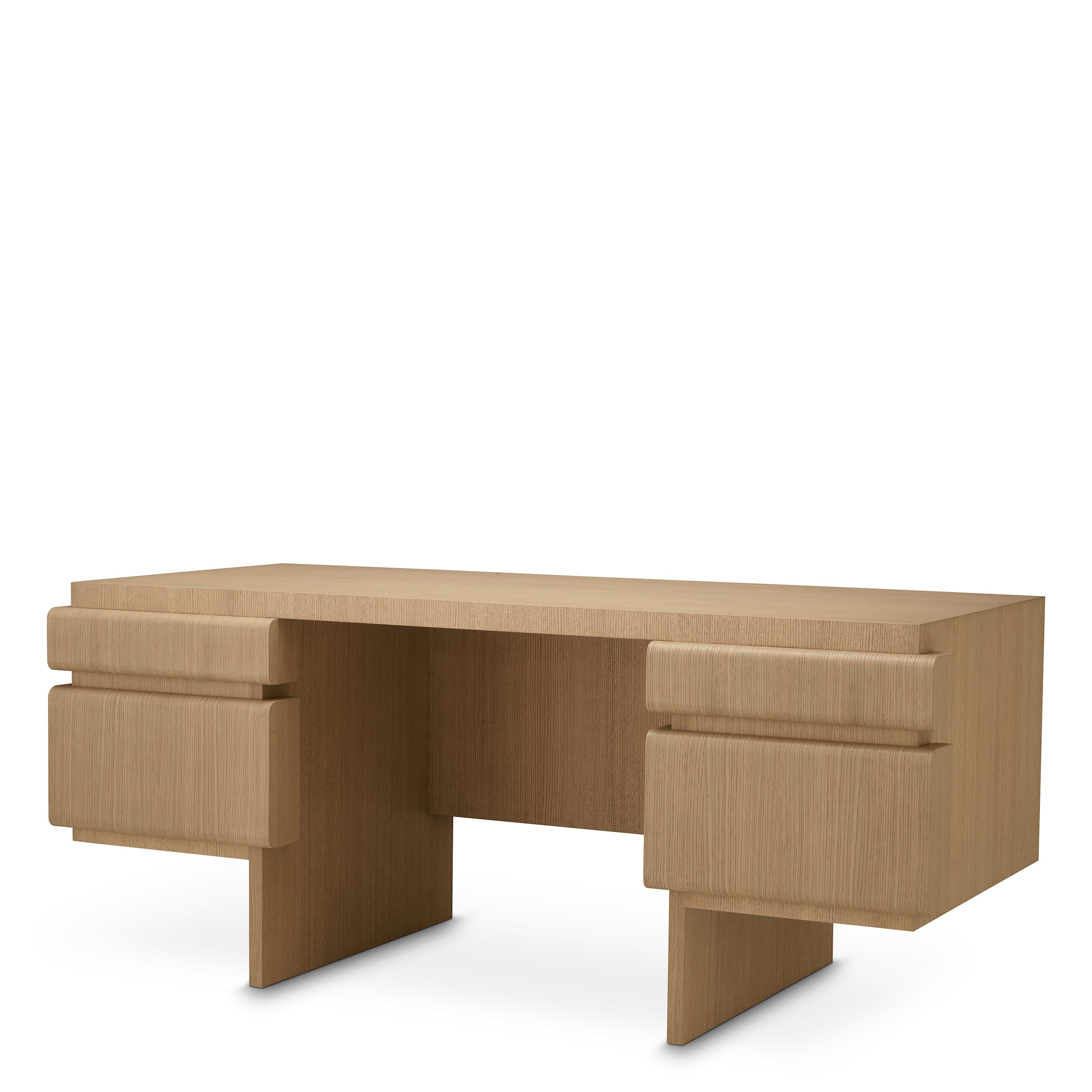 Natural Oak Veneer Desk Colston | Eichholtz Miami