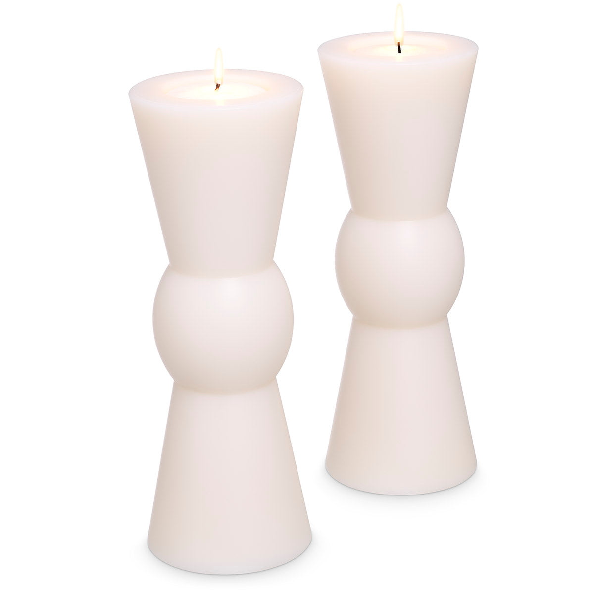 White Artificial Candle Set (2) Arto | Eichholtz Miami