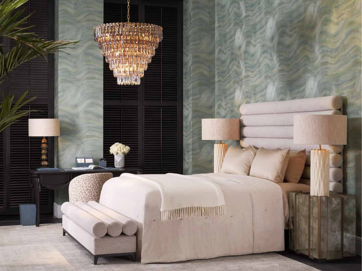 Glass Prism Tiered Chandelier Gwendolyn | Eichholtz Miami