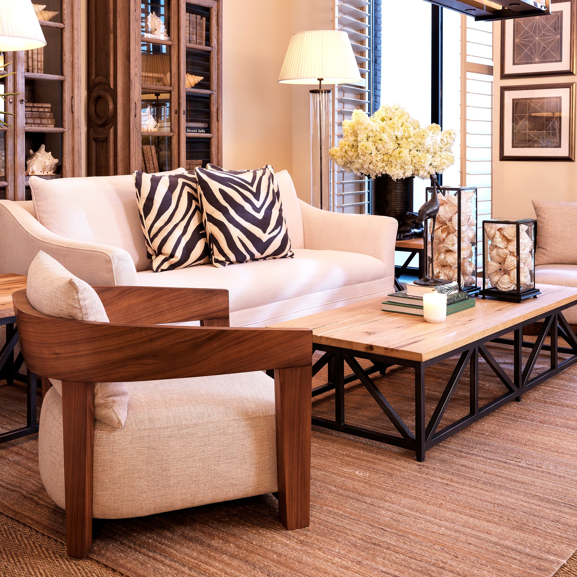 Wooden Frame Armchair Rubautelli | Eichholtz Miami