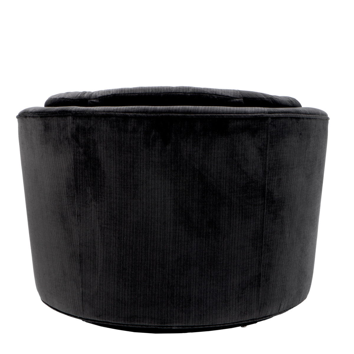 Black Velvet Swivel Chair Recla | Eichholtz Miami