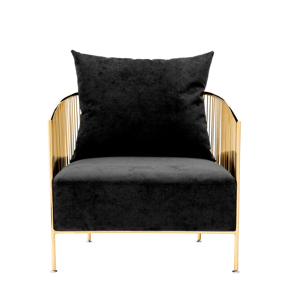 Black Velvet Armchair Knox | Eichholtz Miami