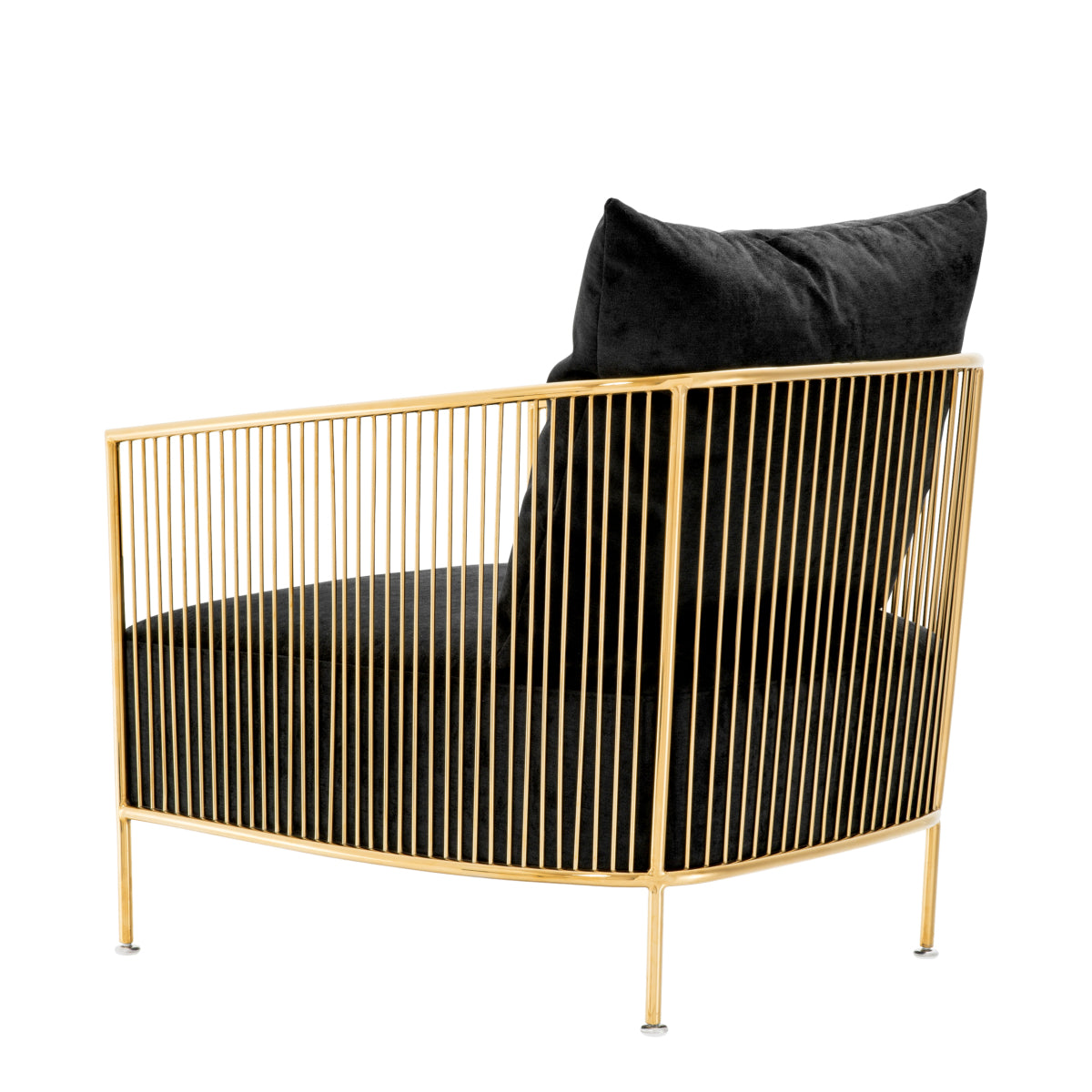 Black Velvet Armchair Knox | Eichholtz Miami