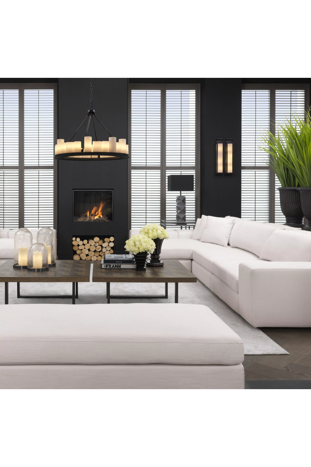 White Sectional Sofa Vista Grande | Eichholtz Miami