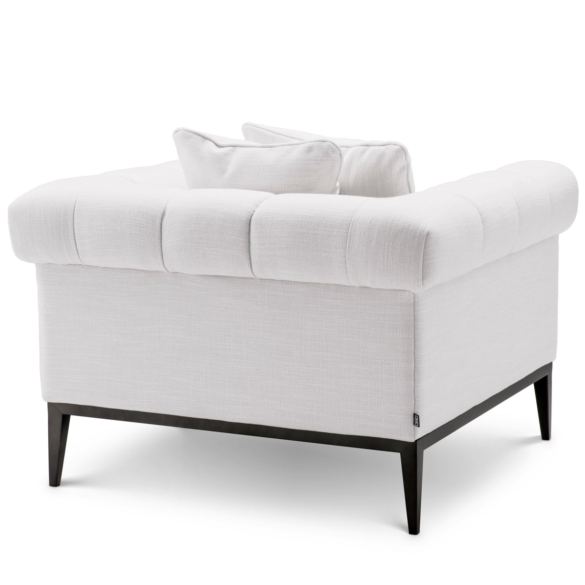 White Tufted Accent Chair Aurelio | Eichholtz Miami