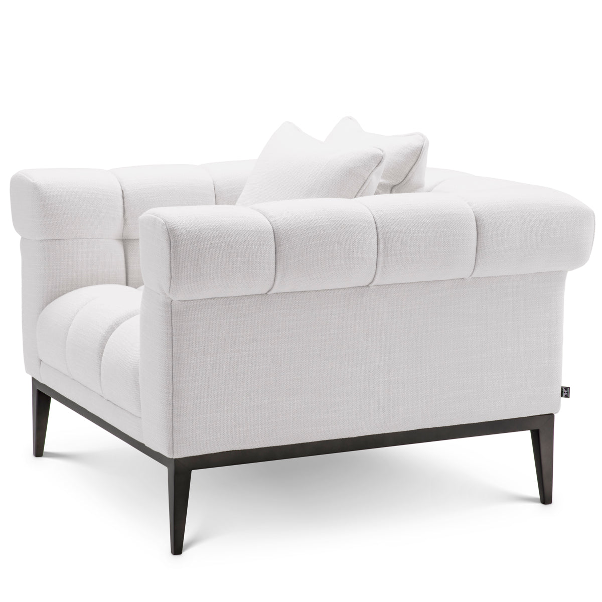 White Tufted Accent Chair Aurelio | Eichholtz Miami