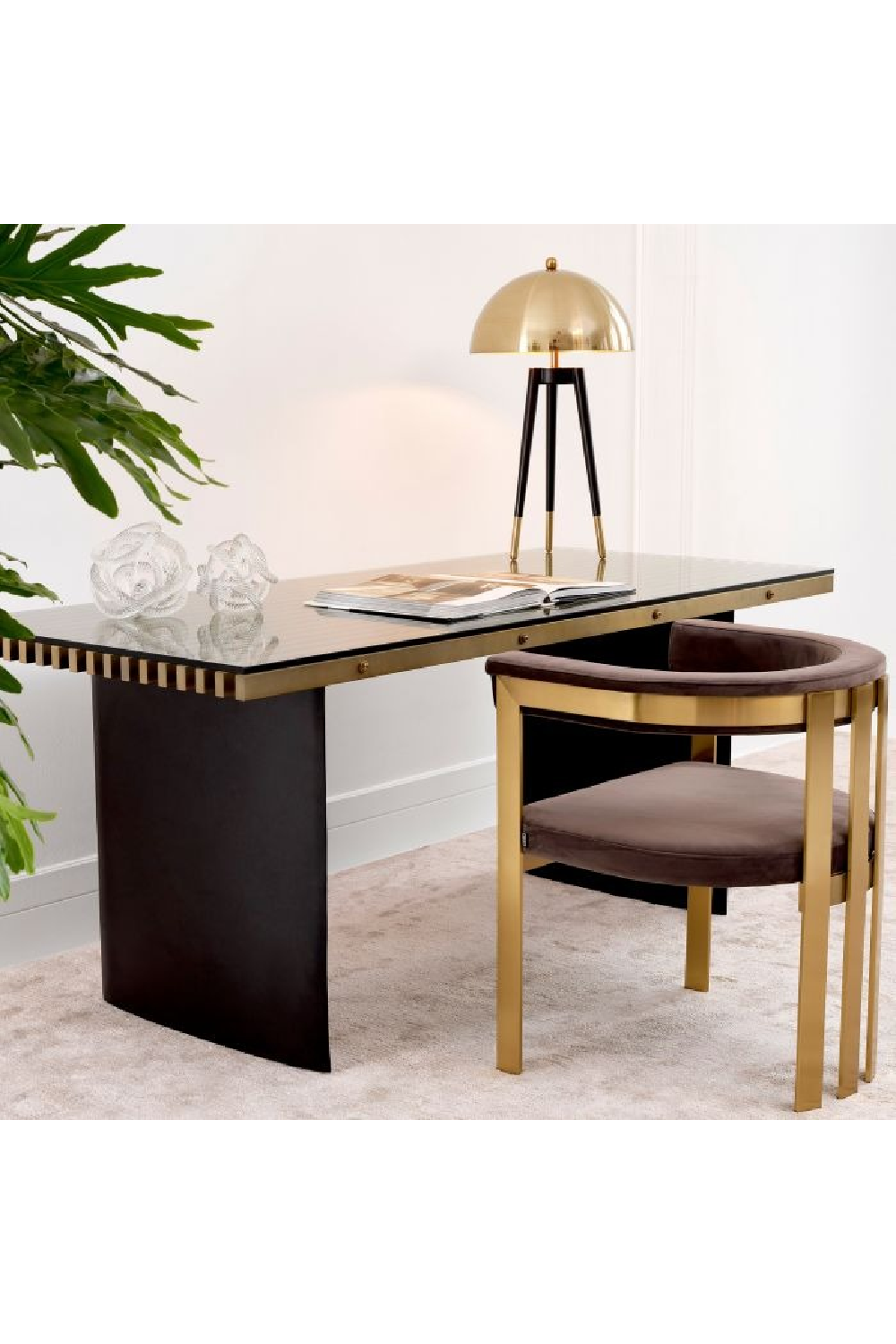 Modern Barrel Dining Chair Clubhouse | Eichholtz Miami