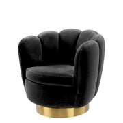 Silla giratoria con forma de concha Mirage