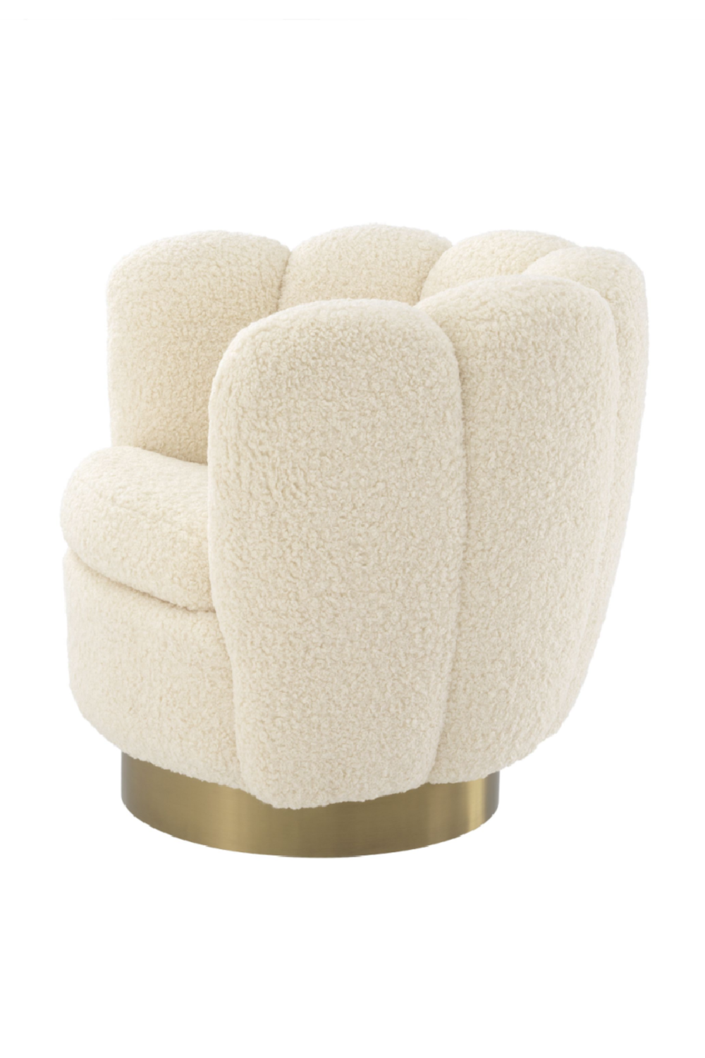 Shell-Shaped Swivel Chair Mirage | Eichholtz Miami
