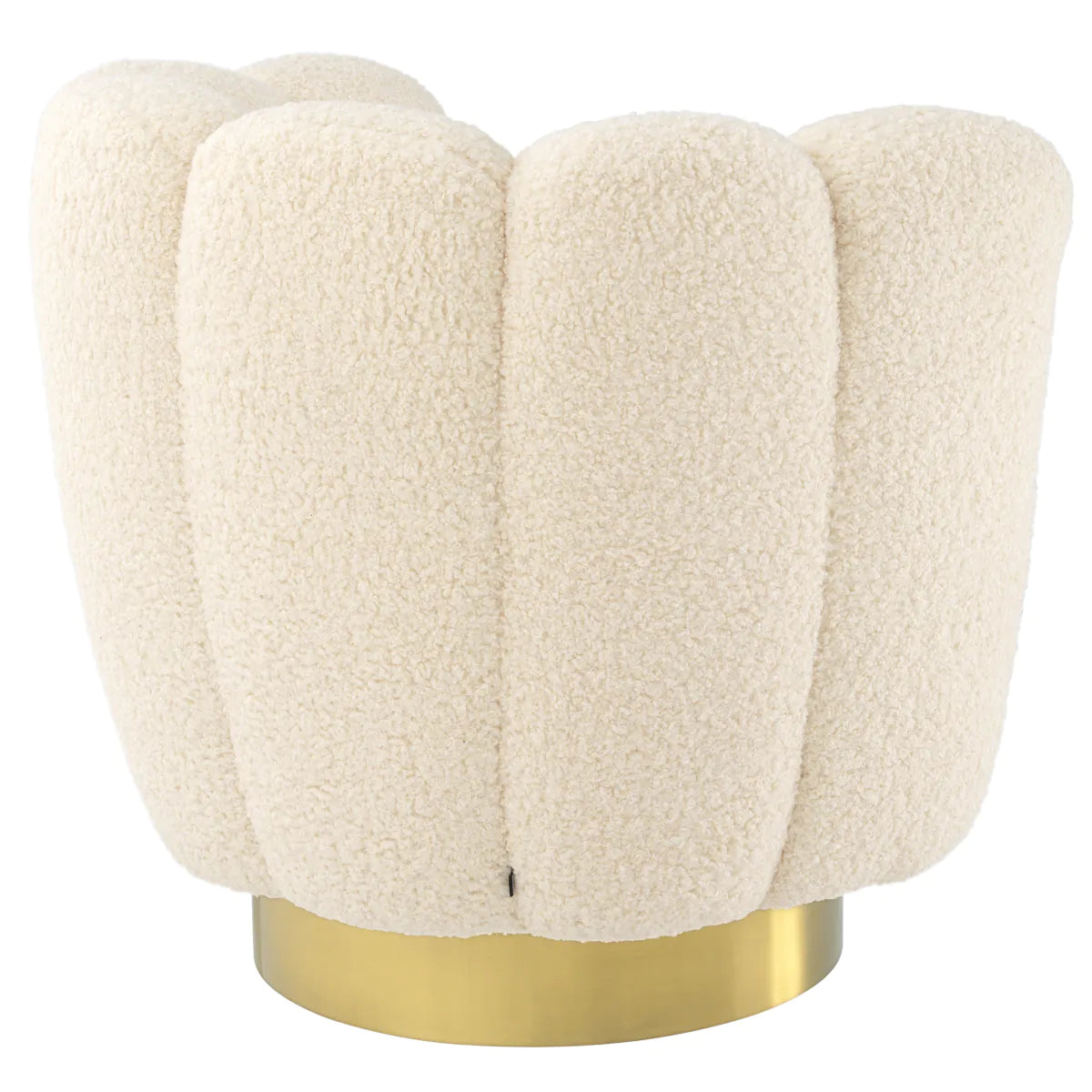 Shell Back Swivel Chair Shell-Shaped Swivel Chair Mirage| Eichholtz Miami