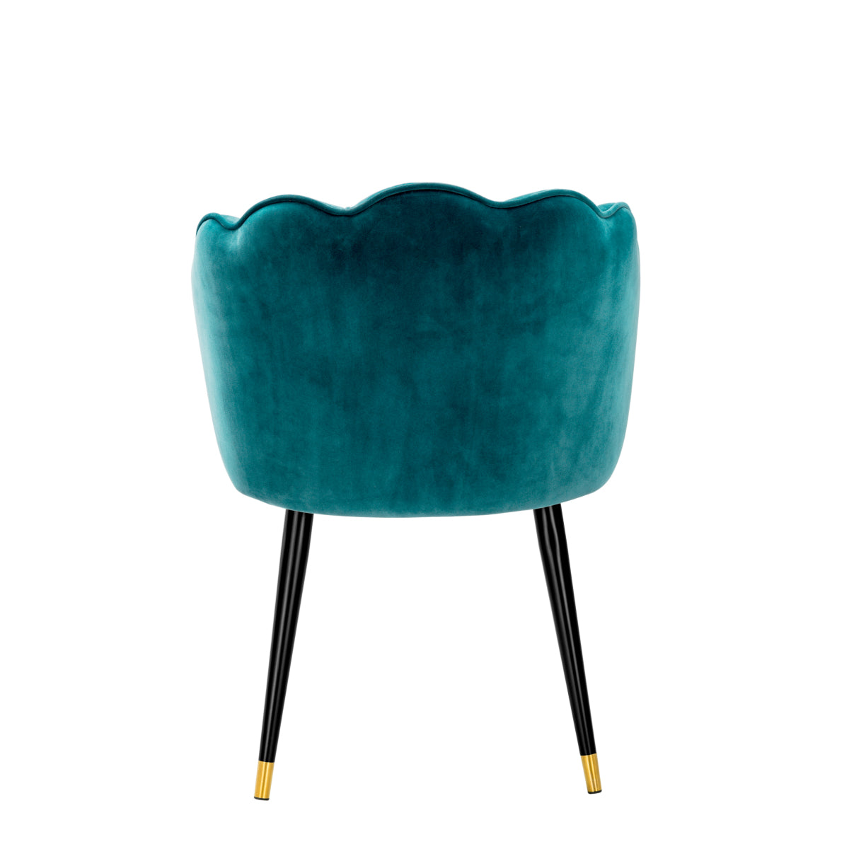 Scalloped Velvet Dining Chair Bristol | Eichholtz Miami