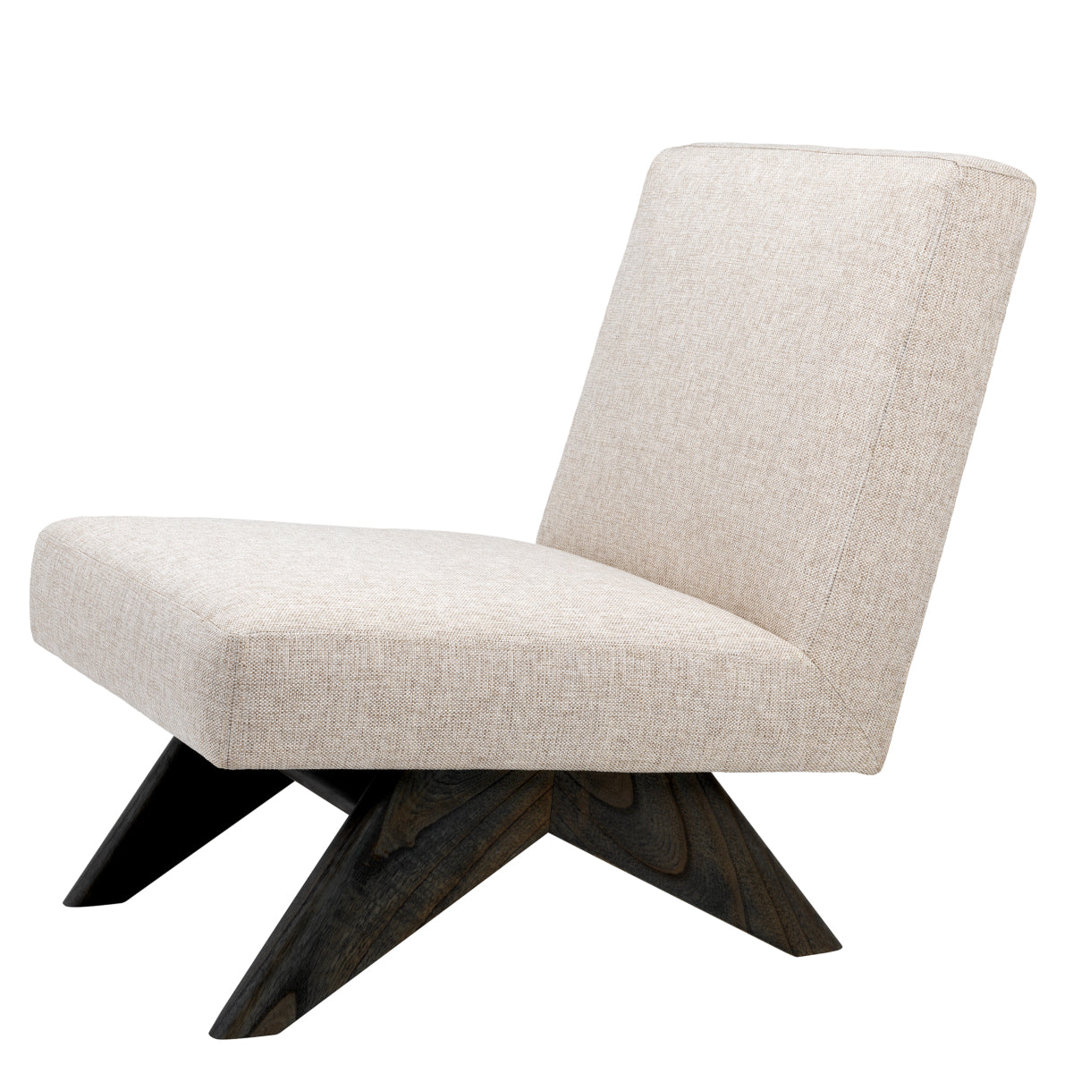 Wood Frame Lounge Chair Érudit Low | Eichholtz Miami