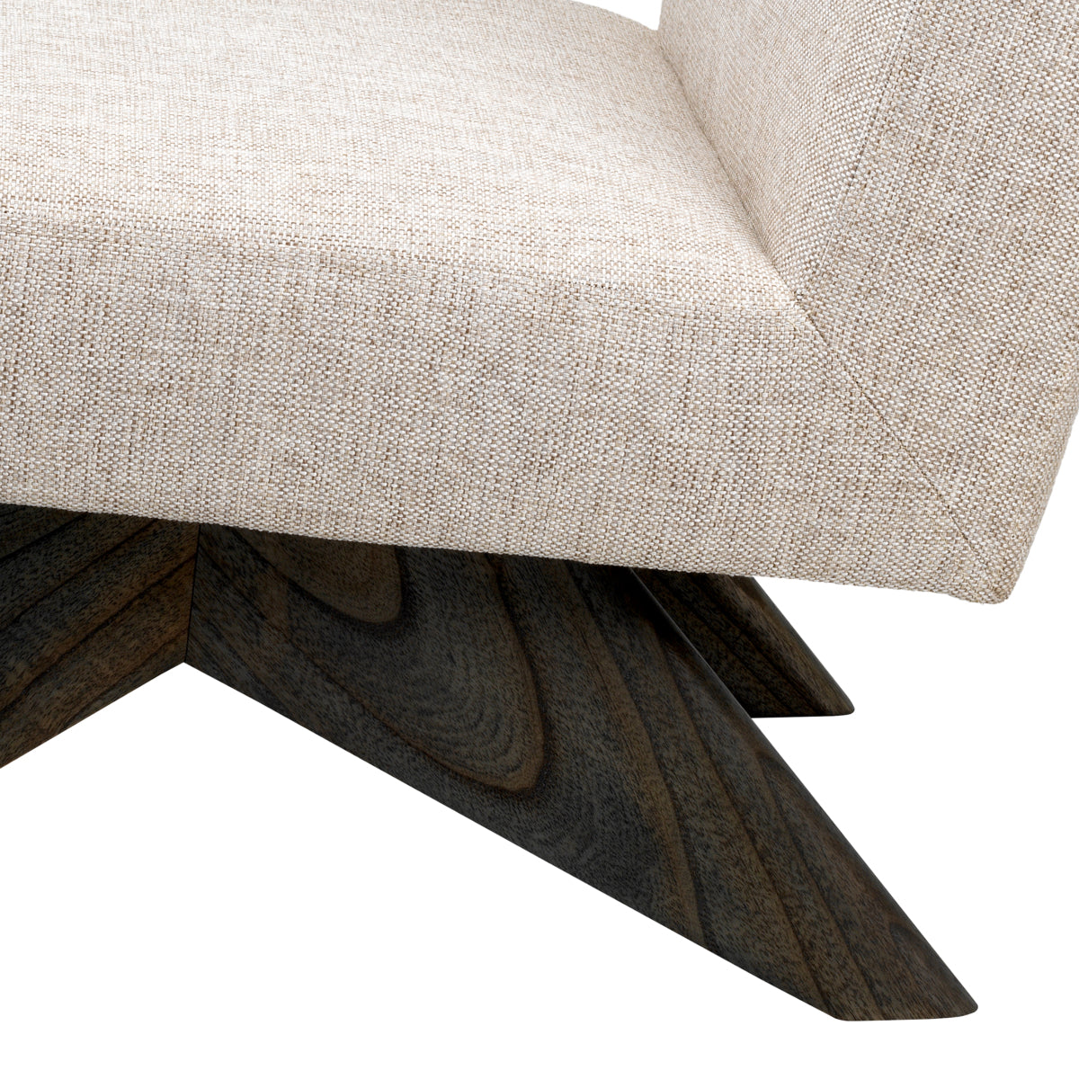 Wood Frame Lounge Chair Érudit Low | Eichholtz Miami