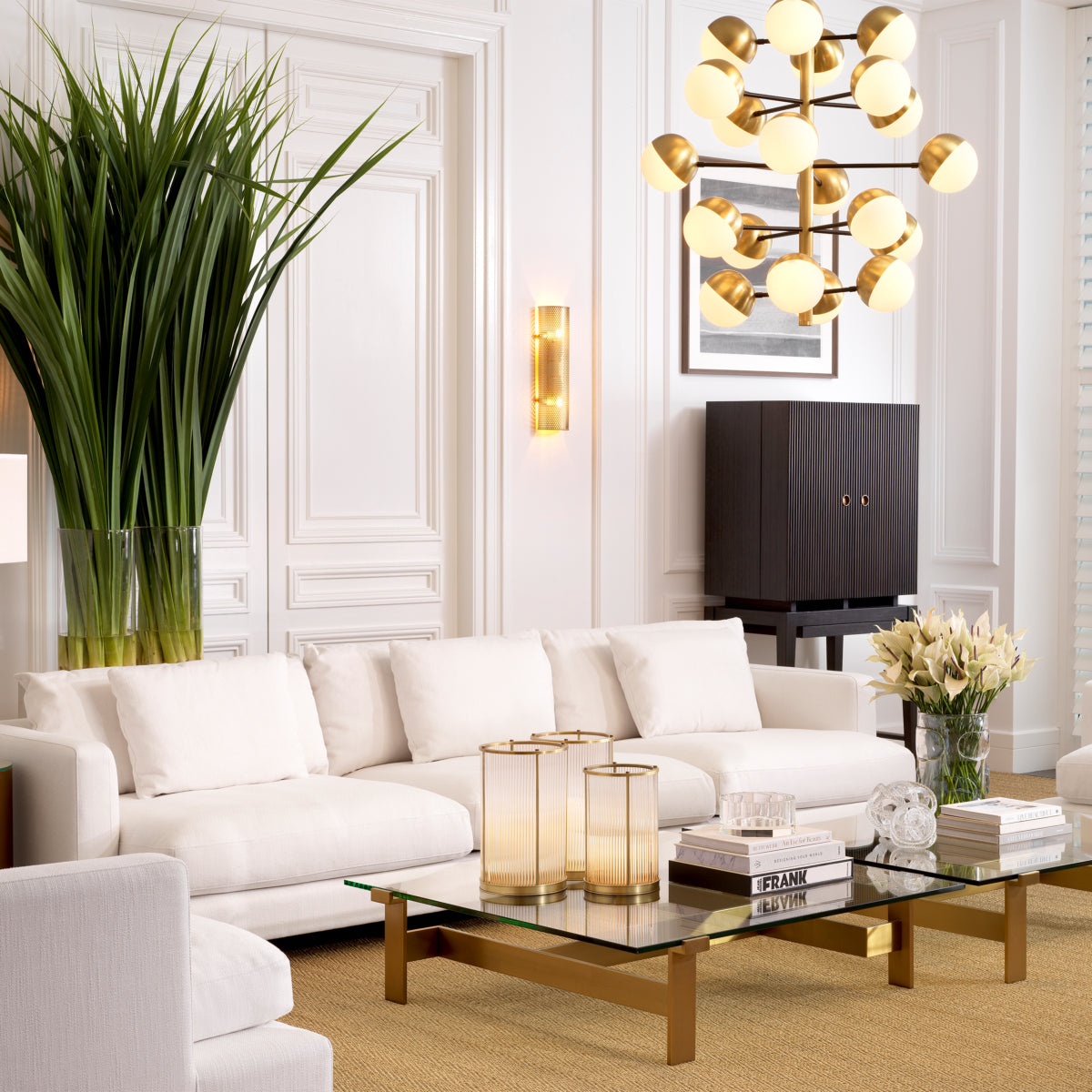 Modern White Accent Sofa Burbury | Eichholtz Miami