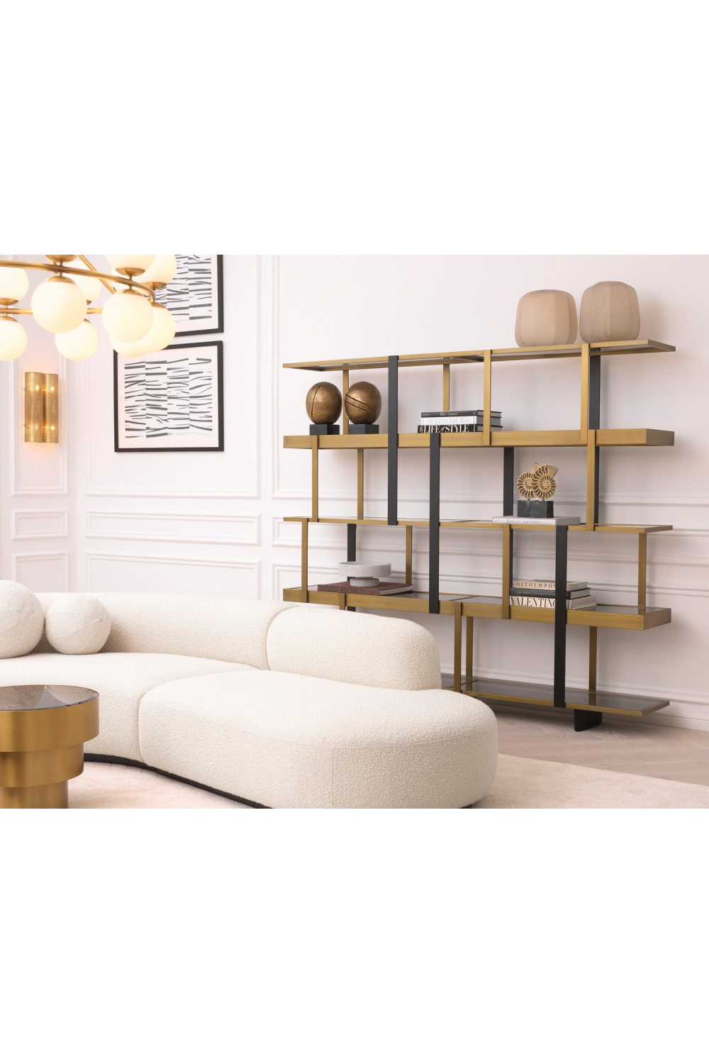 Curved Modern Sofa L Bjorn | Eichholtz Miami