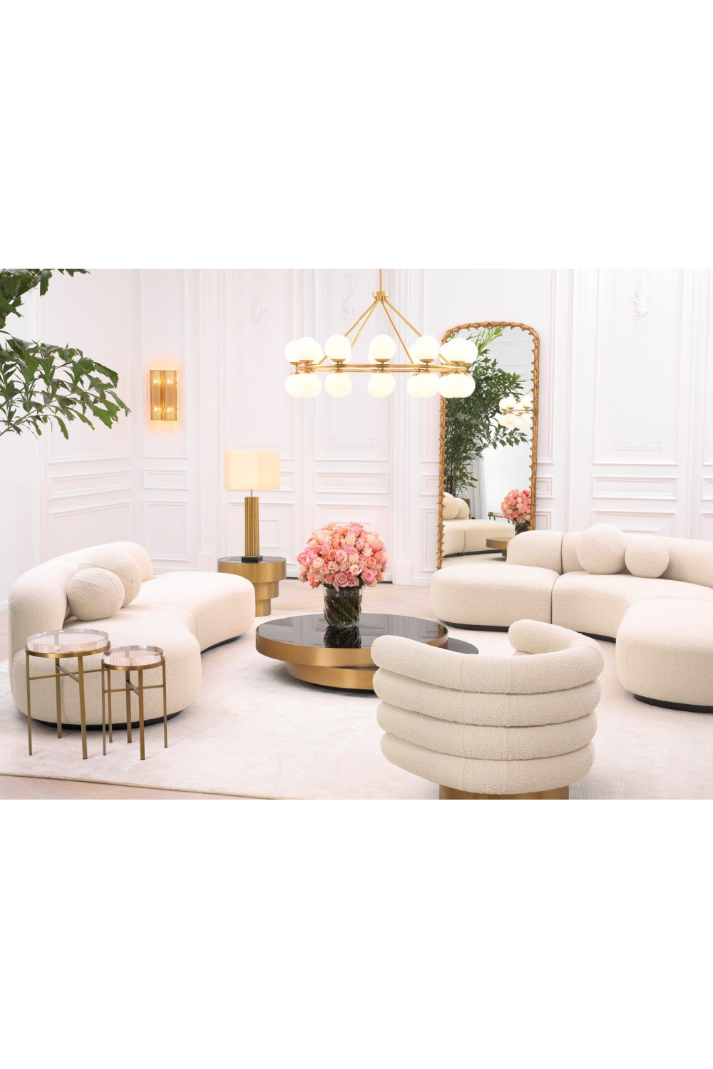 Curved Modern Sofa L Bjorn | Eichholtz Miami