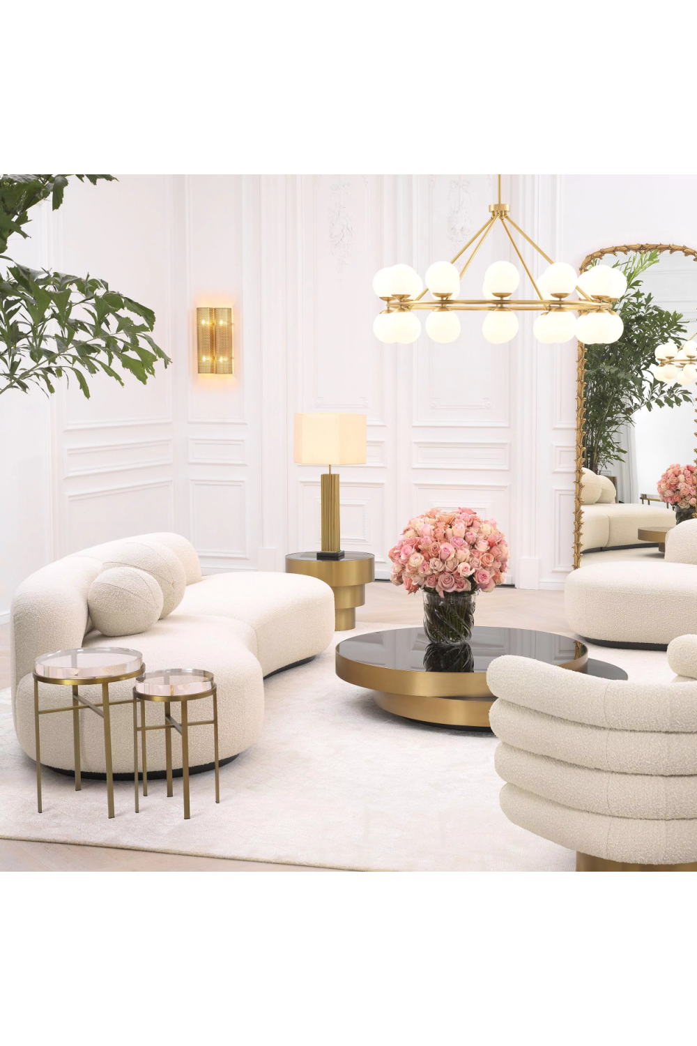 Curved Modern Sofa S Bjorn | Eichholtz Miami