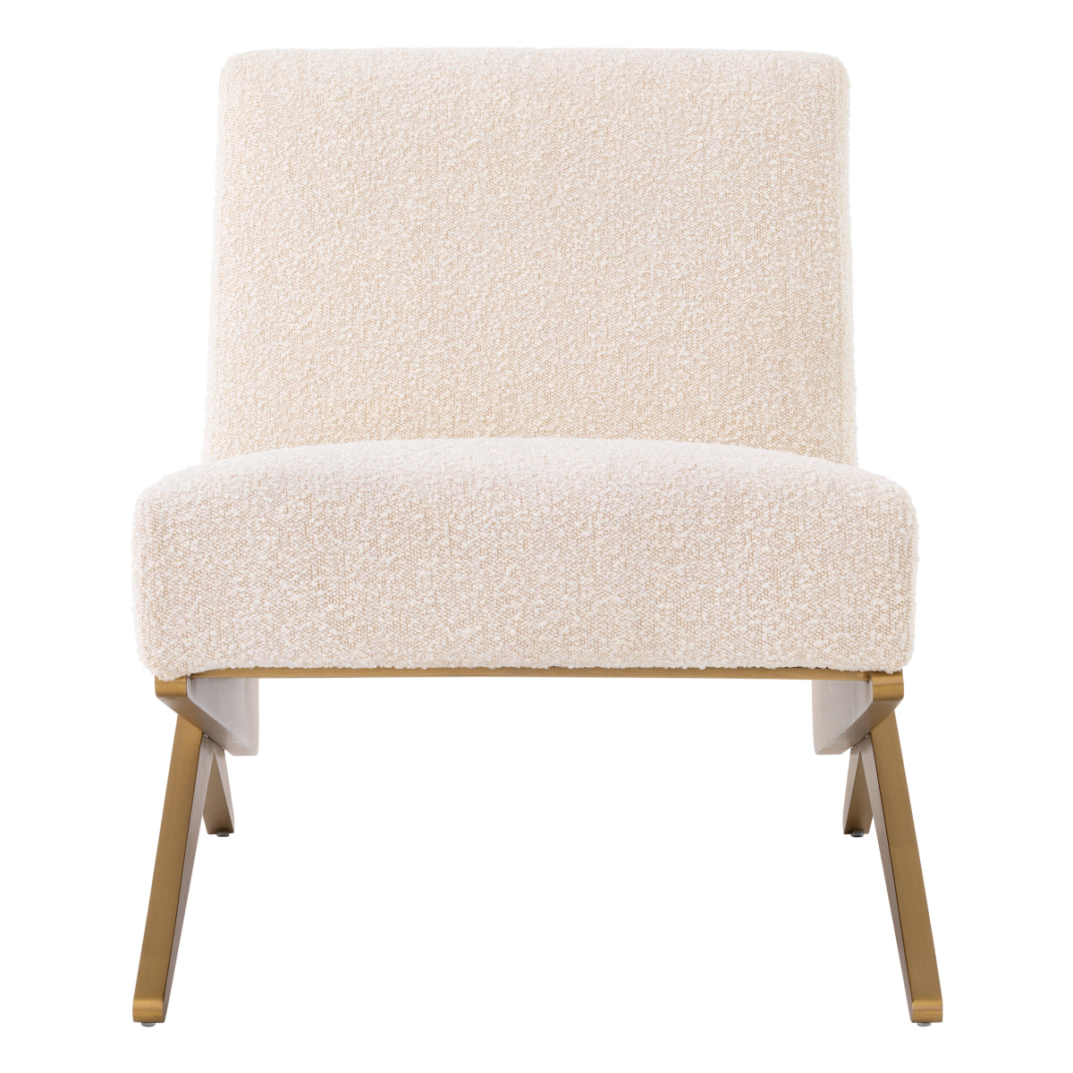 Cream Bouclé Lounge Chair Fico | Eichholtz Miami