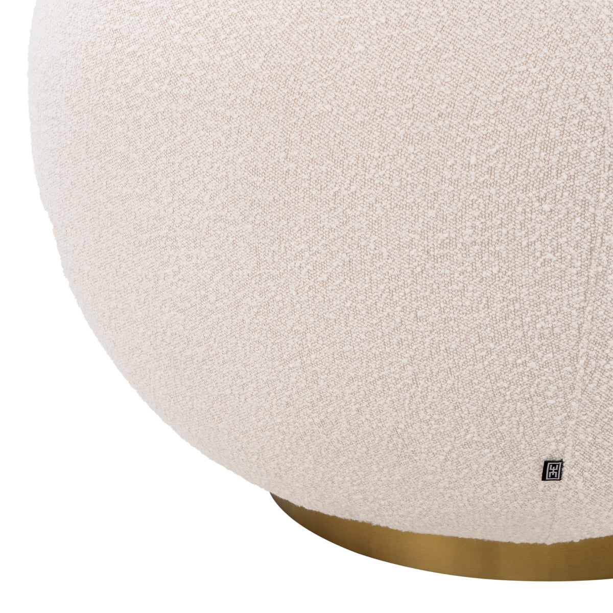 Round Bouclé Swivel Chair Bollinger | Eichholtz Miami