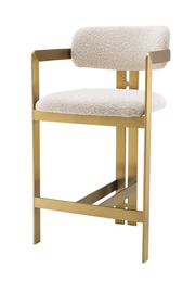 Upholstered Counter Stool Donato | Eichholtz Miami