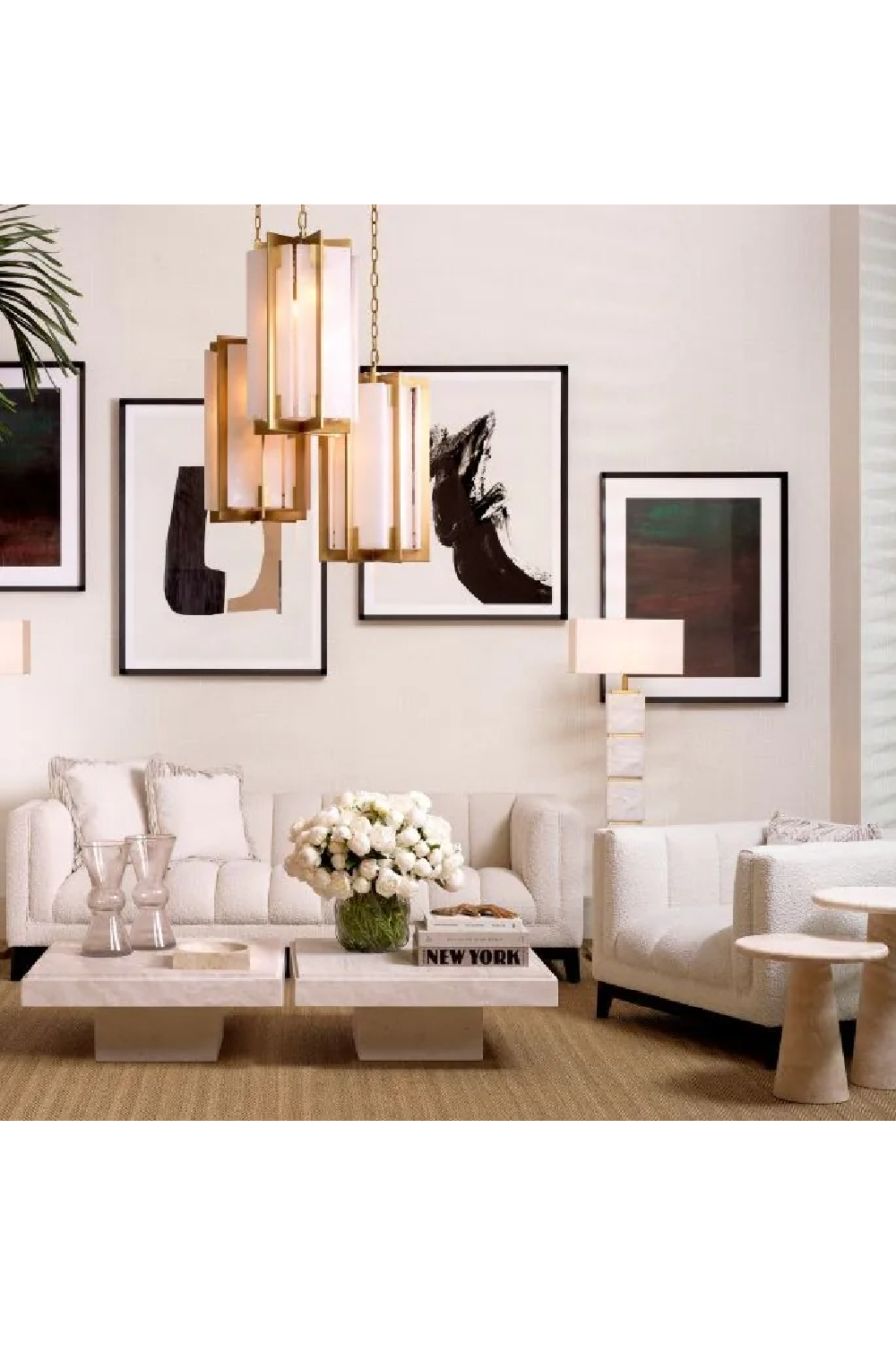 Channel Stitched Sofa Ditmar | Eichholtz Miami