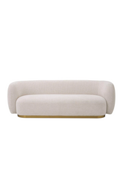 White Curved Sofa Roxy | Eichholtz Miami