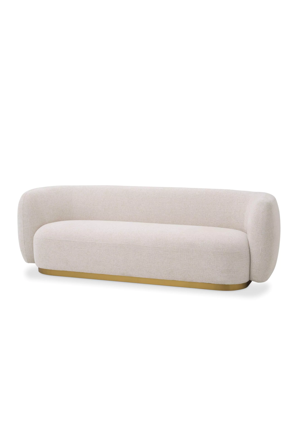 White Curved Sofa Roxy | Eichholtz Miami