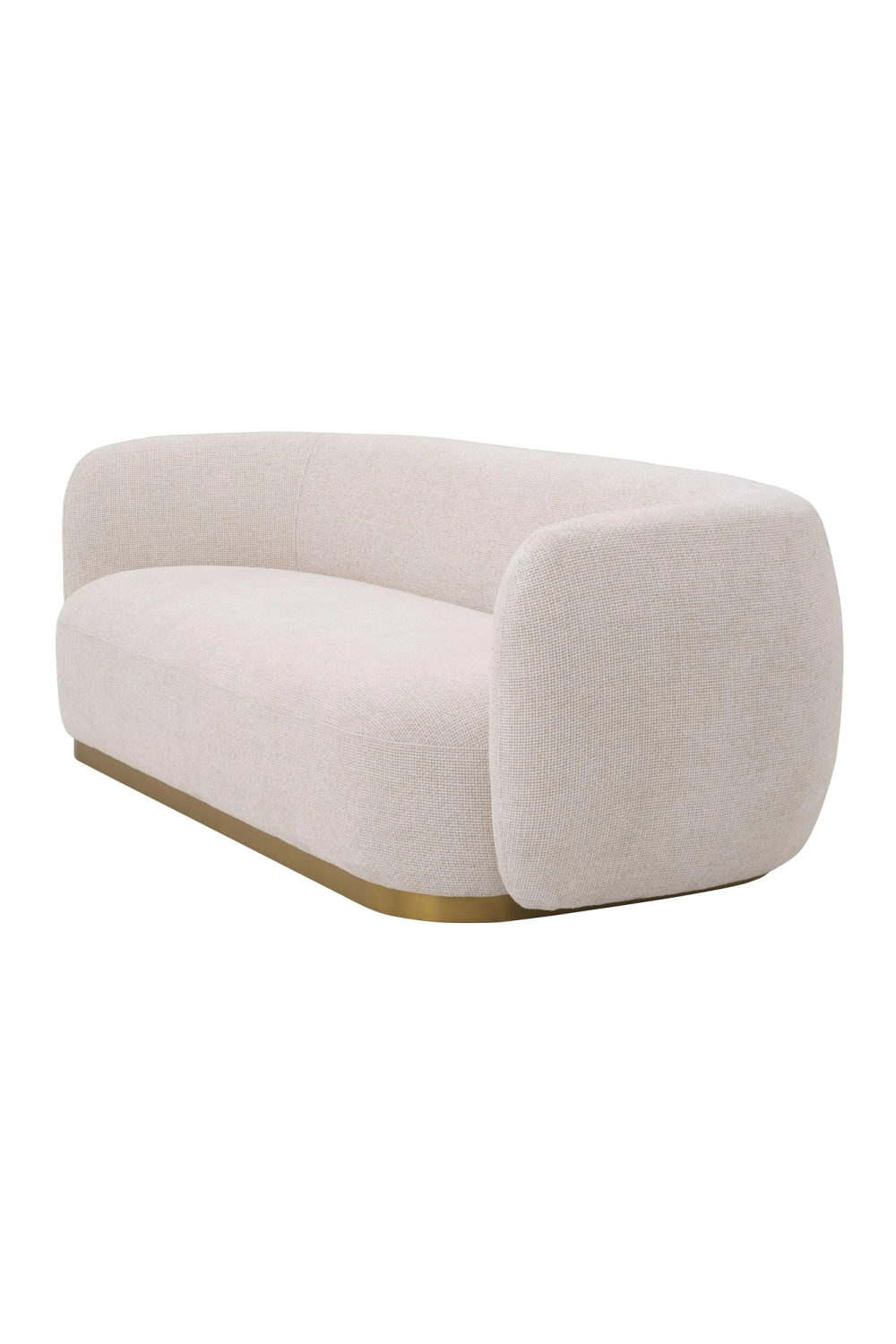 White Curved Sofa Roxy | Eichholtz Miami