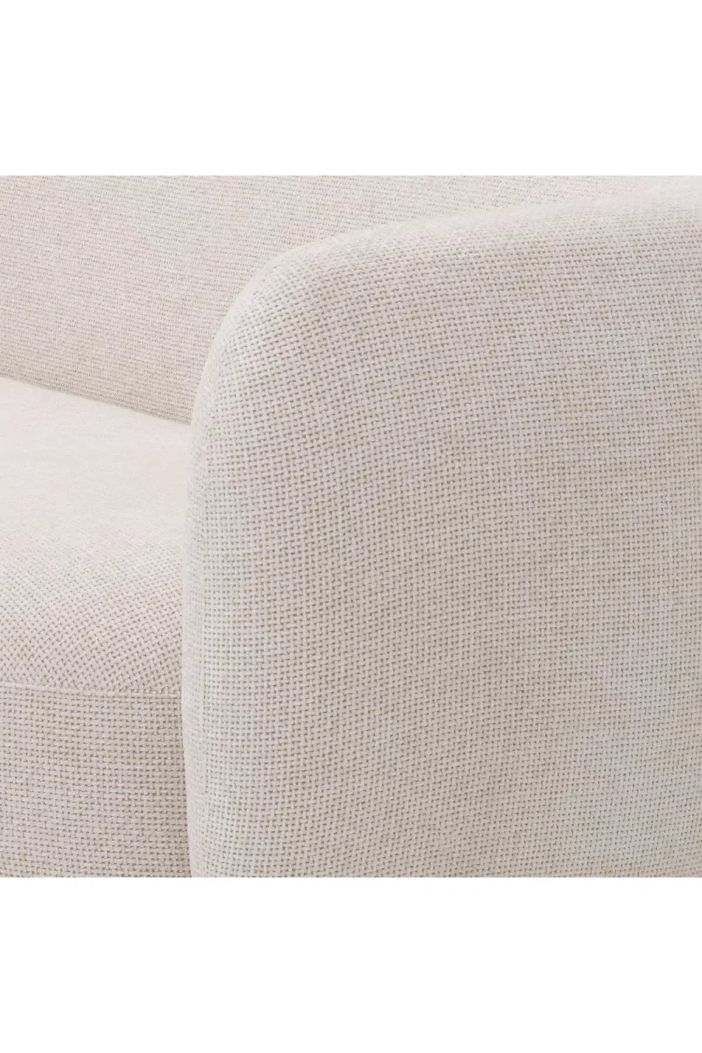 White Curved Sofa Roxy | Eichholtz Miami