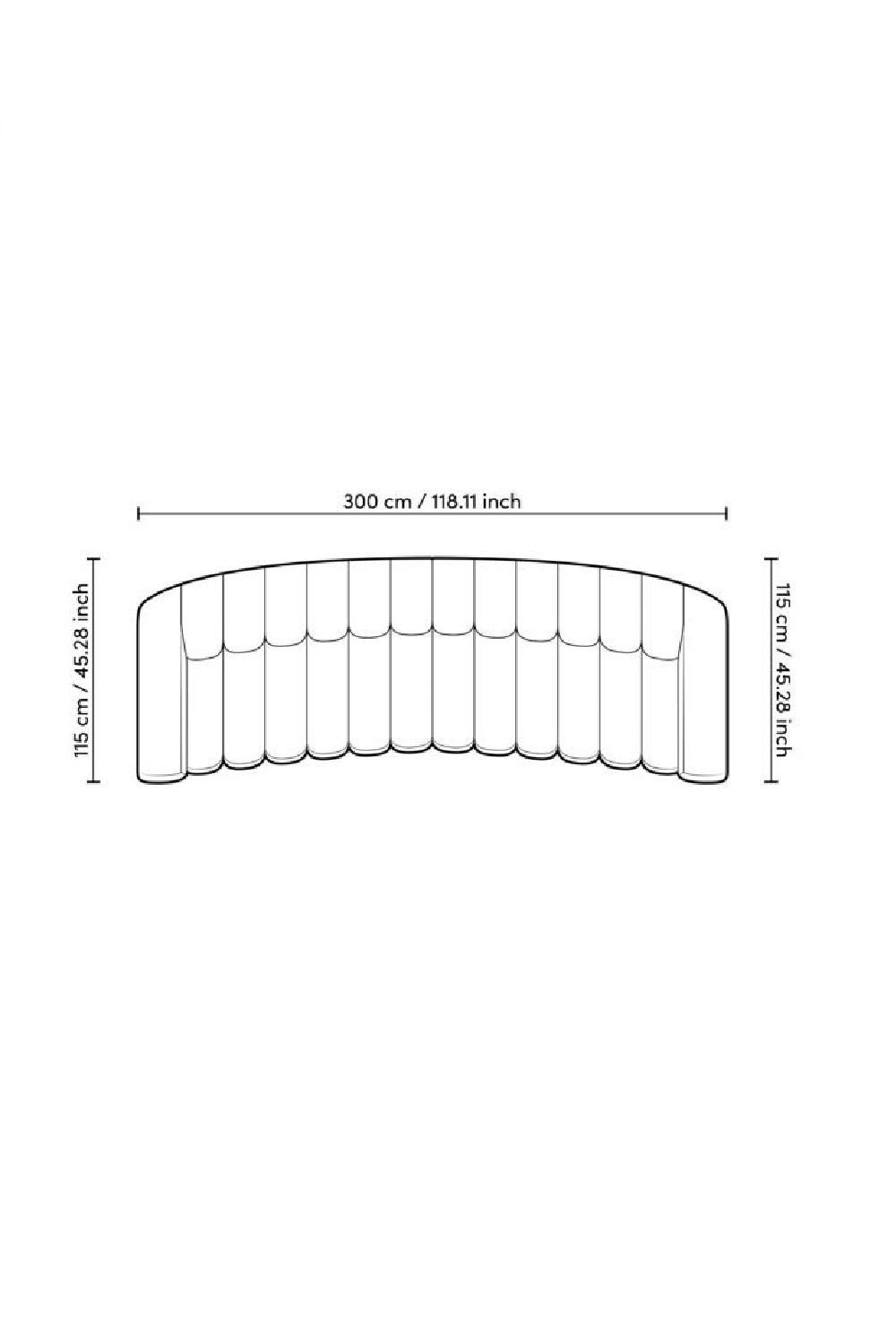 Channeled Boucle Sofa L Kelly | Eichholtz Miami