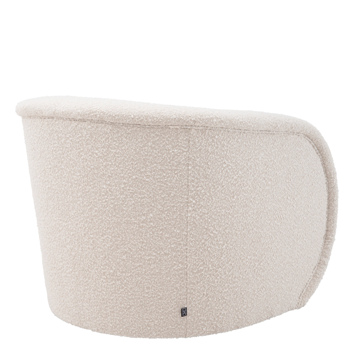 Cream Bouclé Swivel Chair Cristo | Eichholtz Miami
