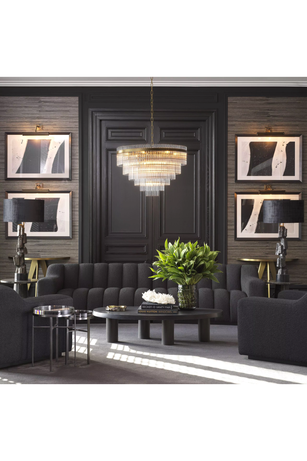 Channeled Boucle Sofa L Kelly | Eichholtz Miami