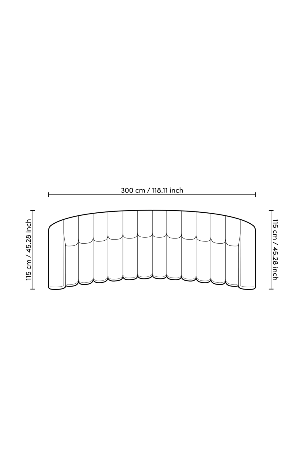 Channeled Boucle Sofa L Kelly | Eichholtz Miami