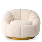 Boucle Swivel Chair Inger | Eichholtz Miami