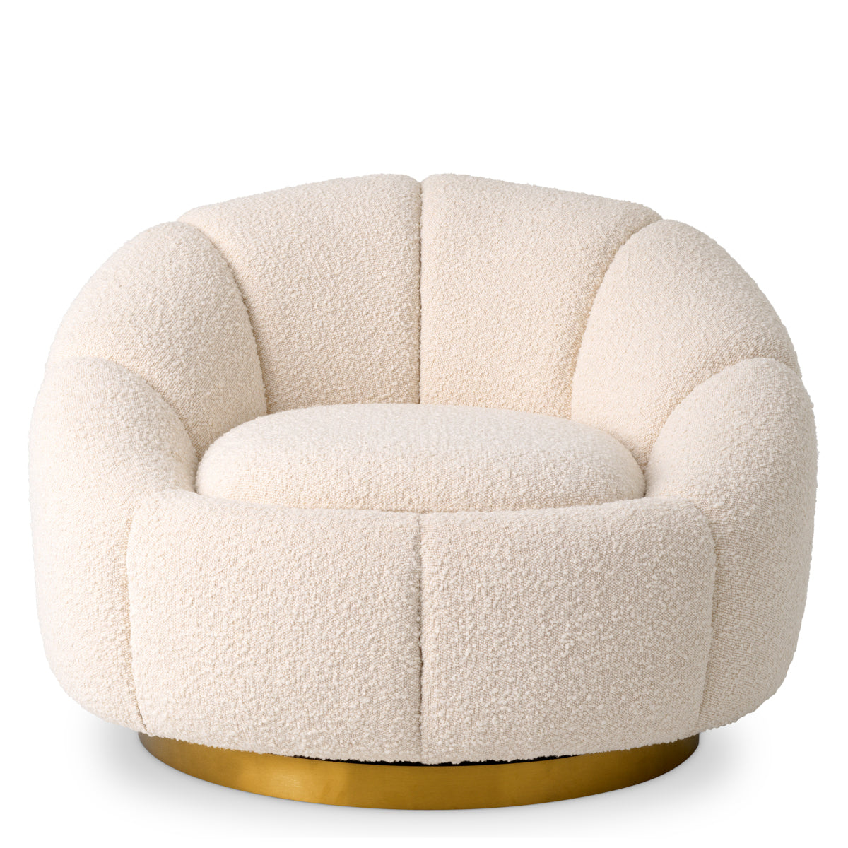 Boucle Swivel Chair Inger | Eichholtz Miami
