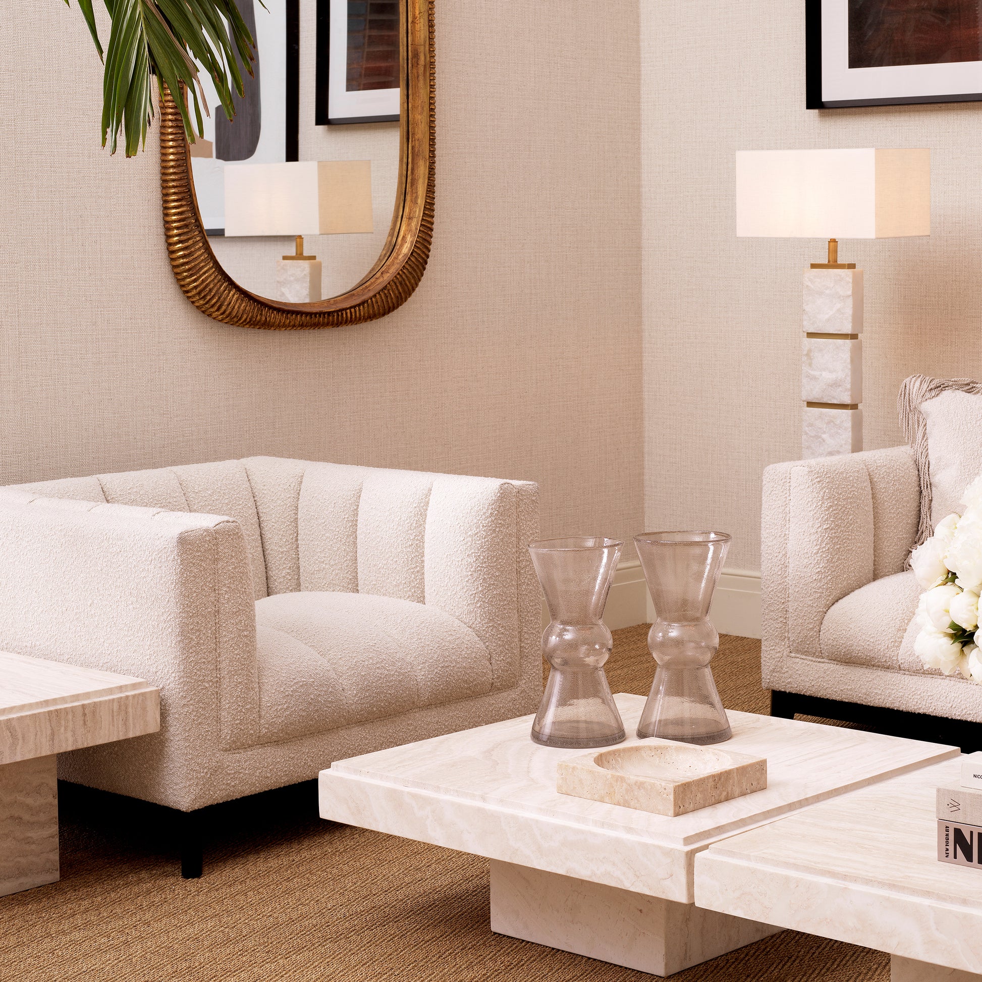 Upholstered Stitch Armchair Ditmar | Eichholtz Miami